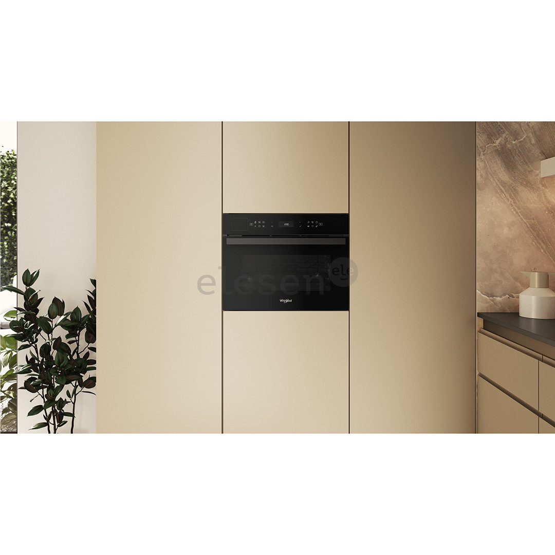 Whirlpool, 48 L, black - Built-in oven