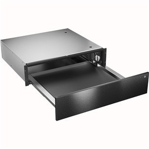 Asko, black - Built-in Warming drawer