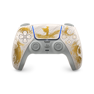 Sony DualSense Ghost of Yotei Limited Edition, PlayStation 5, baltas/aukso spalvos - Belaidis žaidimų pultelis 711719598695