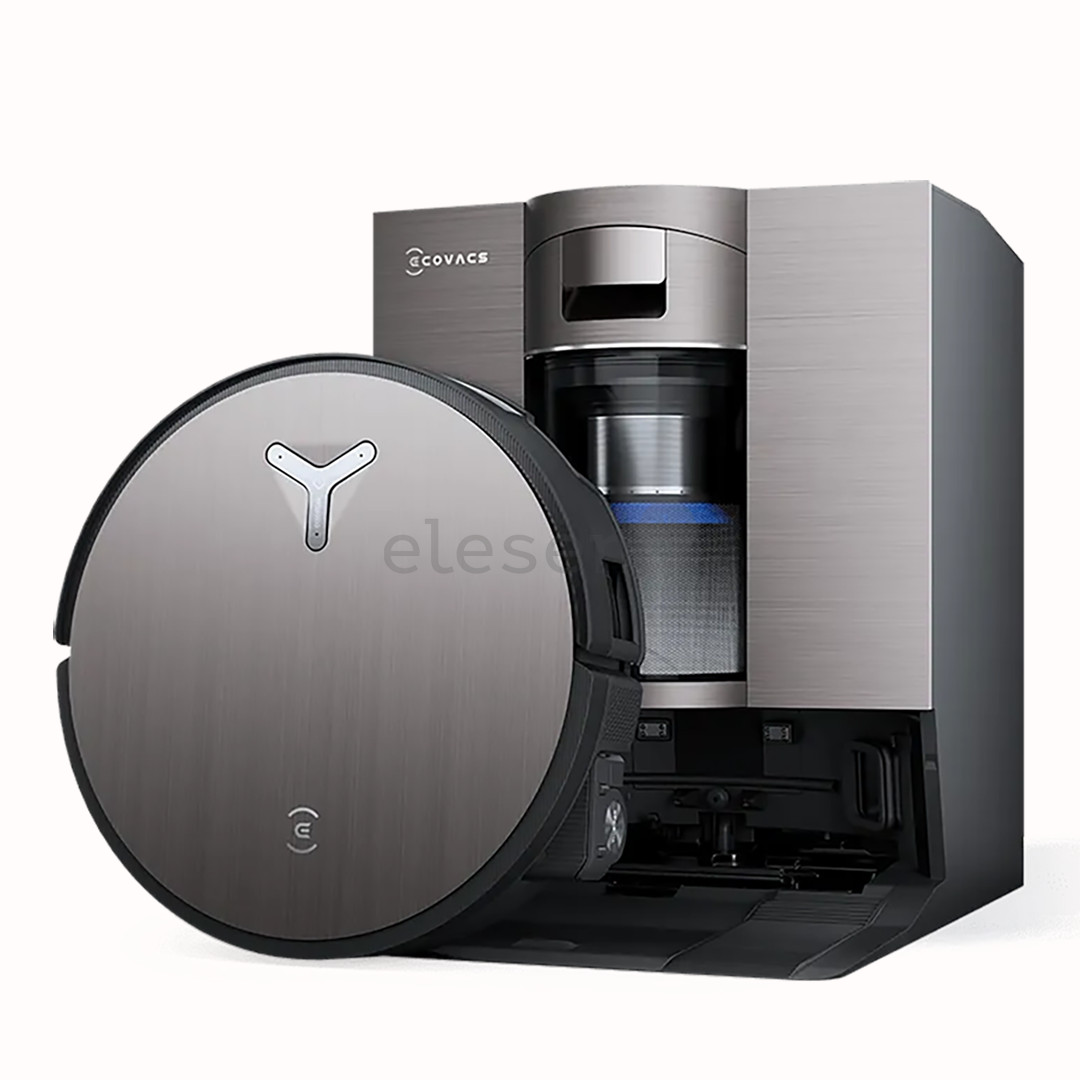 Ecovacs Deebot X11 OmniCyclone, wet & dry, pilkas - Dulkių siurblys robotas