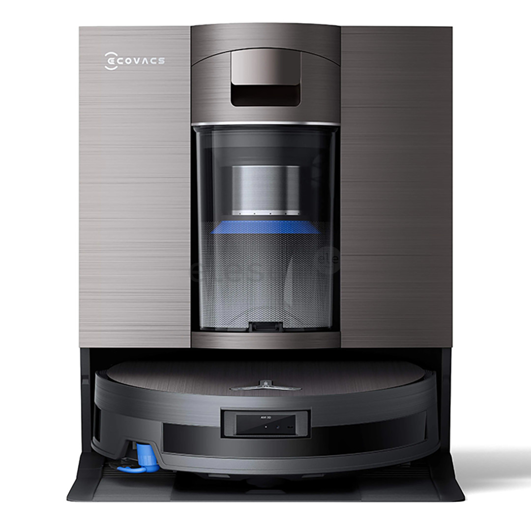 Ecovacs Deebot X11 OmniCyclone, wet & dry, pilkas - Dulkių siurblys robotas