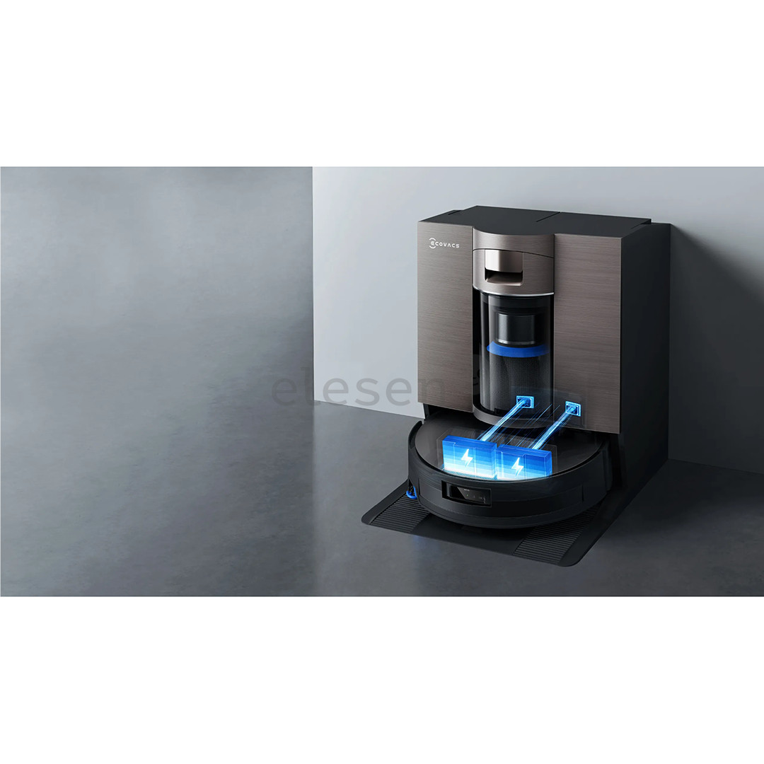 Ecovacs Deebot X11 OmniCyclone, wet & dry, pilkas - Dulkių siurblys robotas