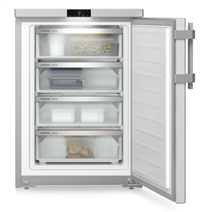 Liebherr Plus NoFrost, 92 L, aukštis 85 cm, sidabro spalvos - Šaldiklis