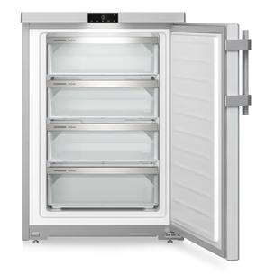 Liebherr Plus NoFrost, 92 L, aukštis 85 cm, sidabro spalvos - Šaldiklis