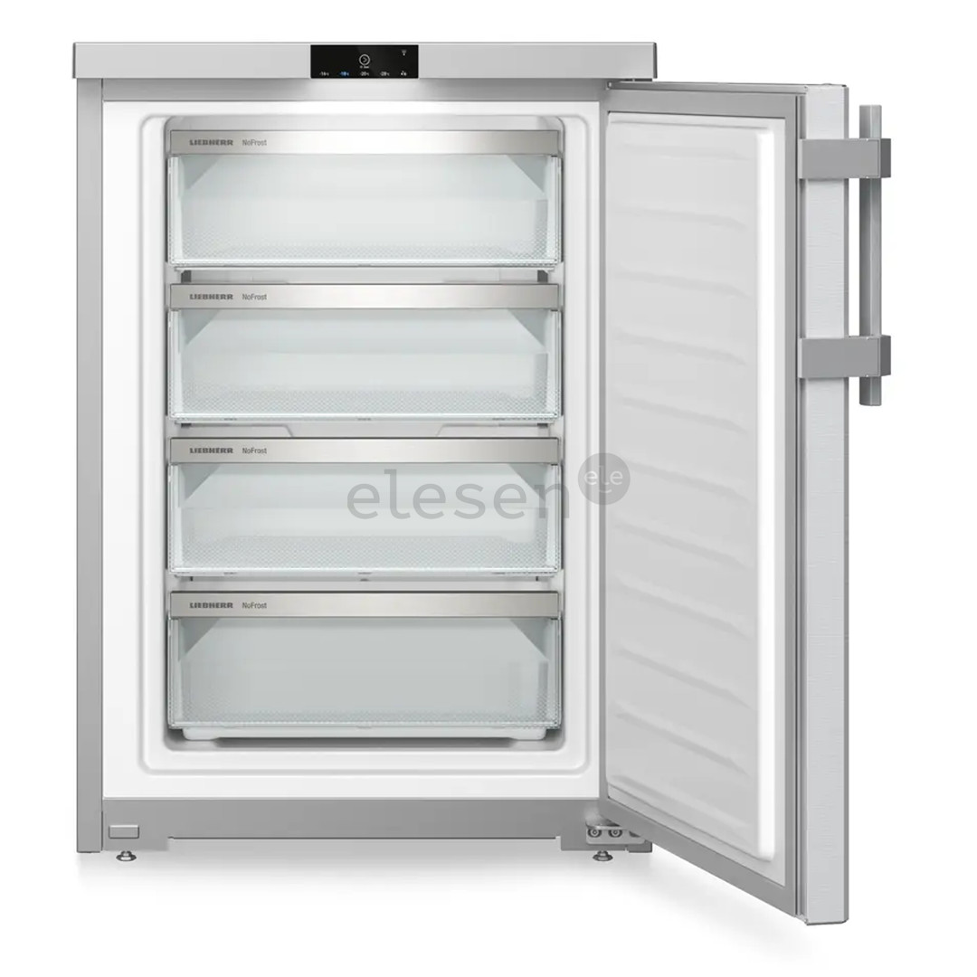 Liebherr Plus NoFrost, 92 л, высота 85 см, серебристый - Морозильник