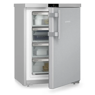 Liebherr Plus NoFrost, 92 L, aukštis 85 cm, sidabro spalvos - Šaldiklis