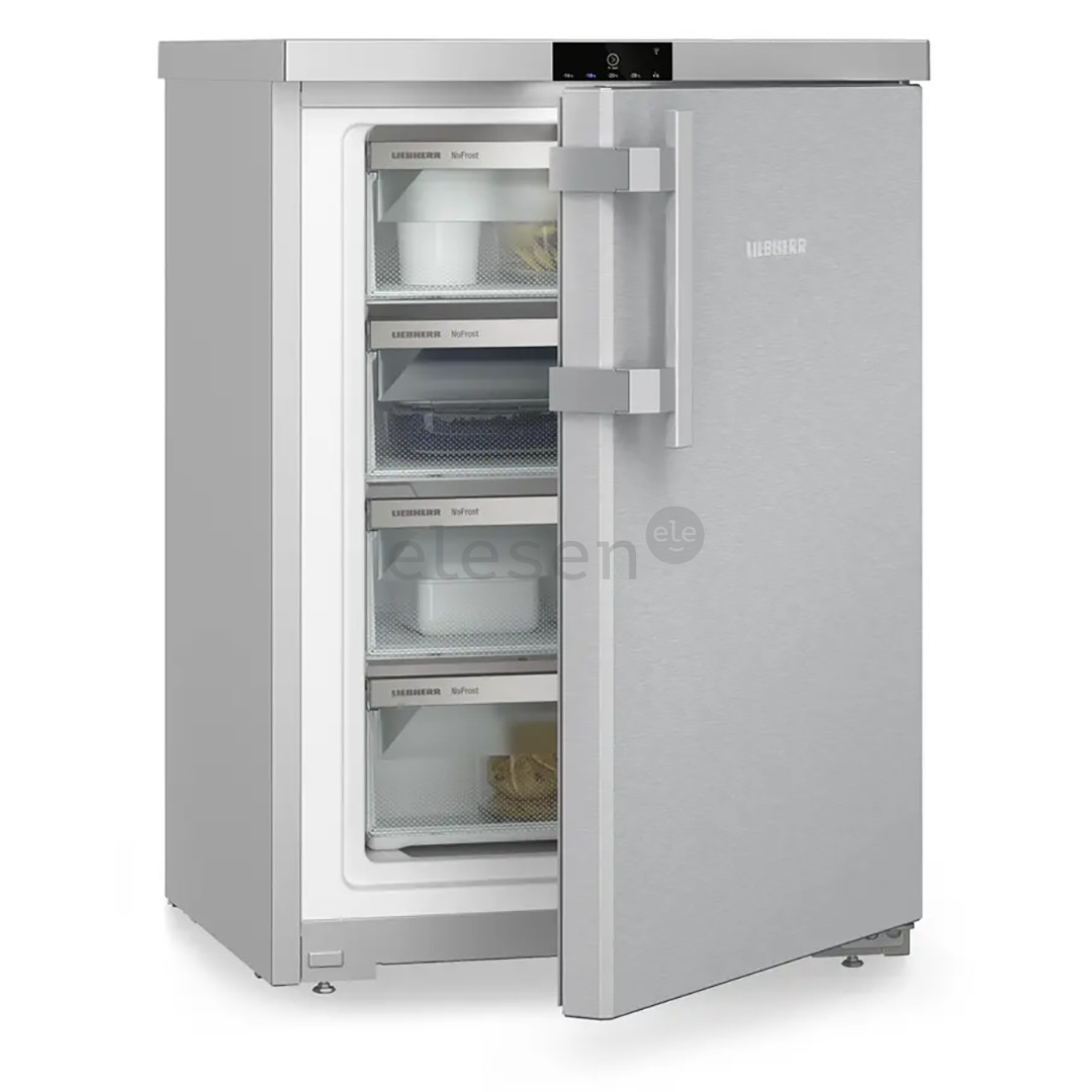 Liebherr Plus NoFrost, 92 л, высота 85 см, серебристый - Морозильник