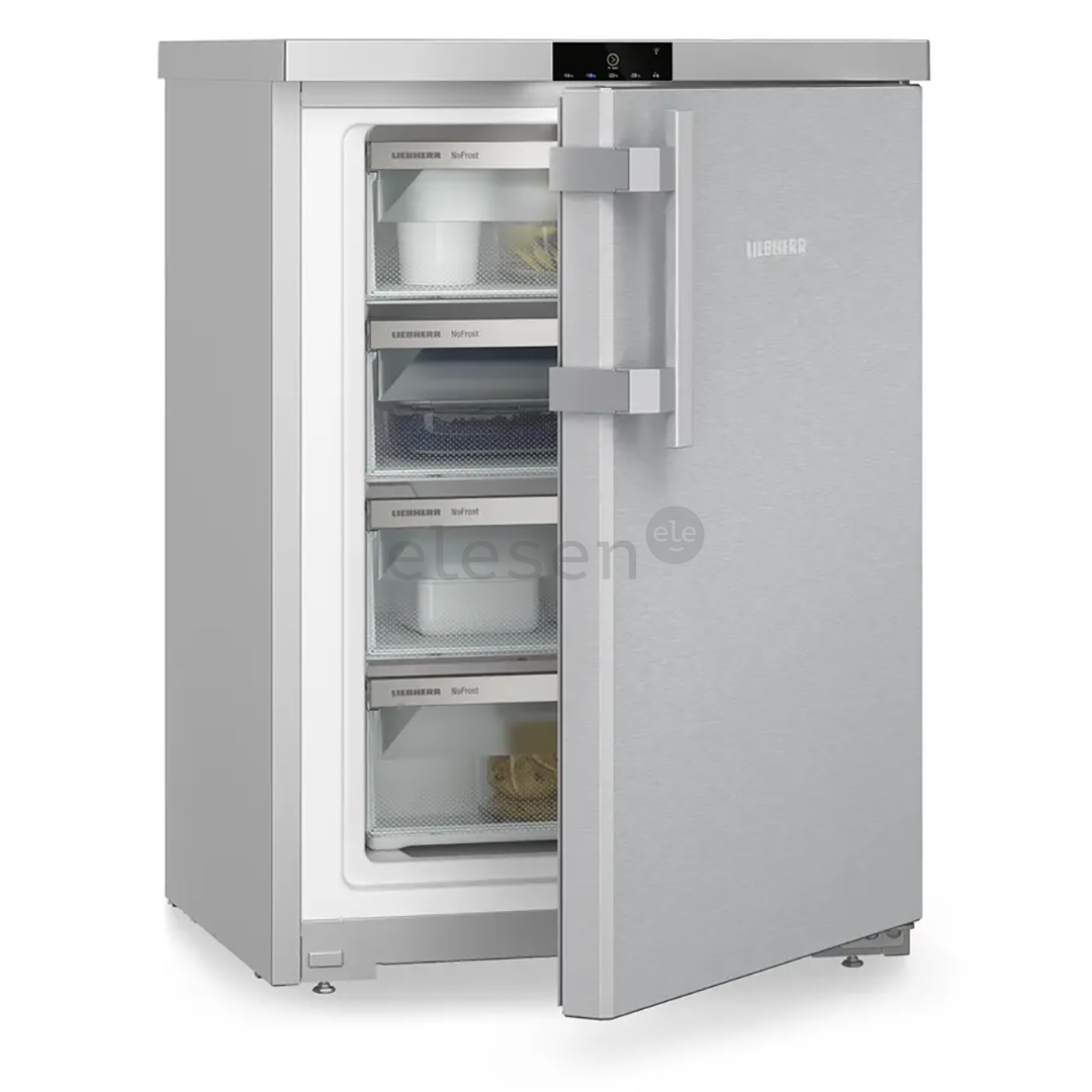 Liebherr Plus NoFrost, 92 L, aukštis 85 cm, sidabro spalvos - Šaldiklis