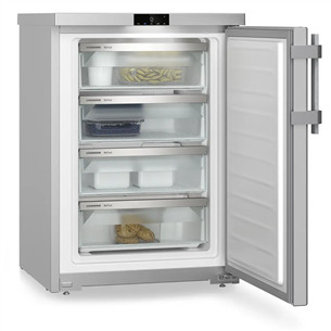 Liebherr Plus NoFrost, 92 л, высота 85 см, серебристый - Морозильник