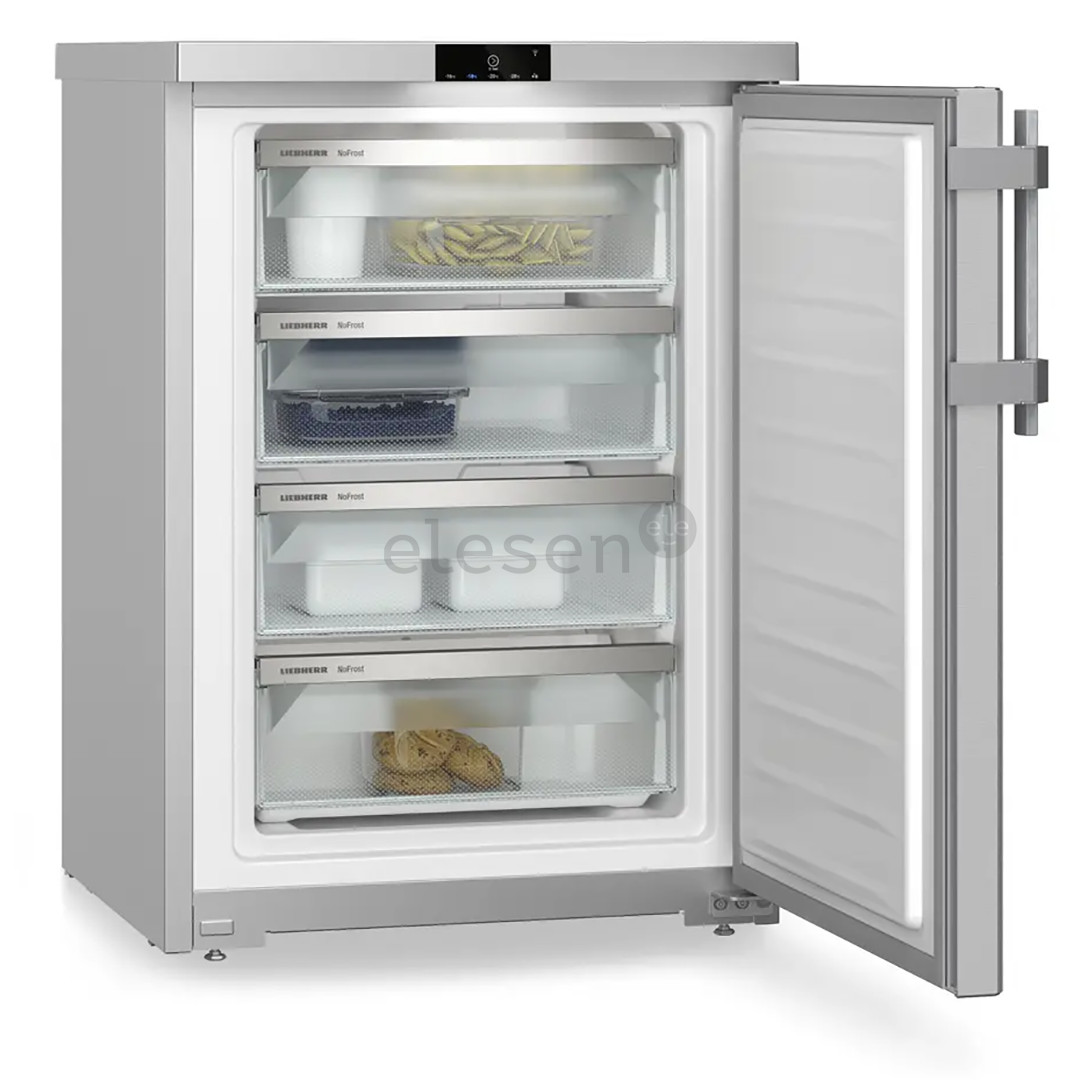 Liebherr Plus NoFrost, 92 л, высота 85 см, серебристый - Морозильник