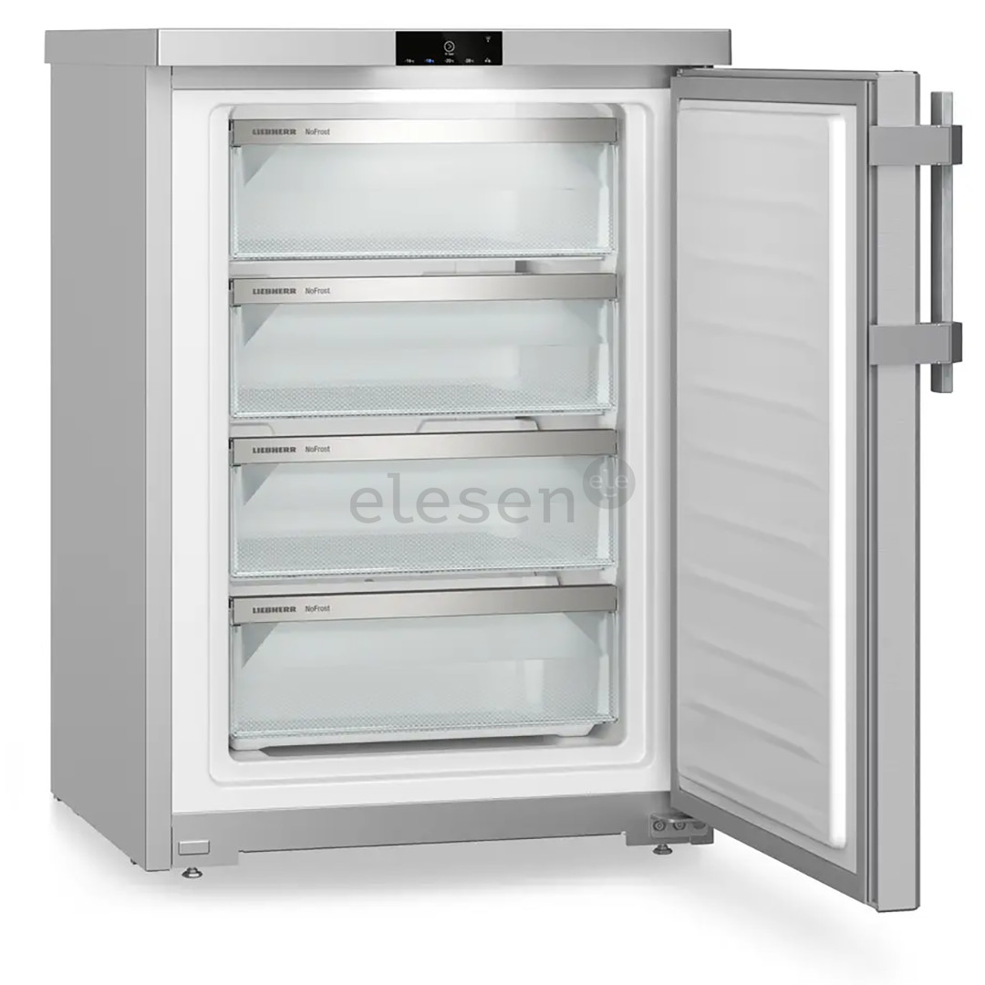 Liebherr Plus NoFrost, 92 л, высота 85 см, серебристый - Морозильник