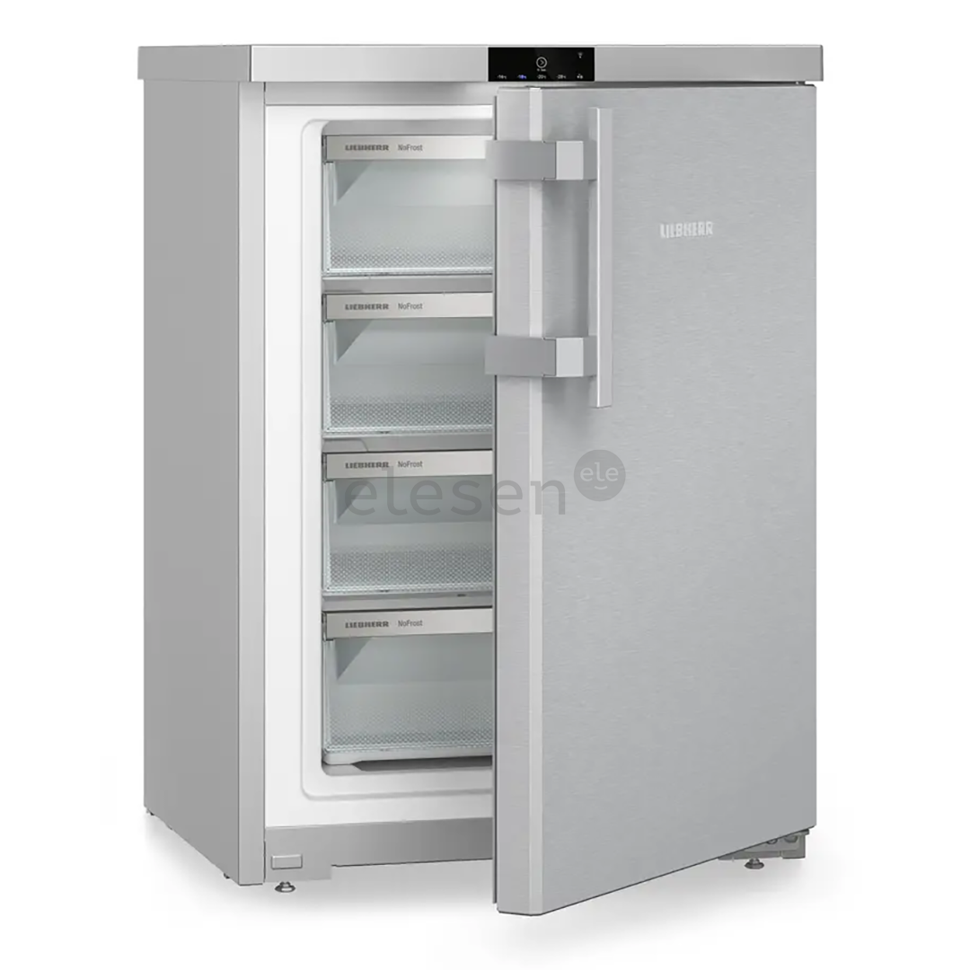 Liebherr Plus NoFrost, 92 L, aukštis 85 cm, sidabro spalvos - Šaldiklis