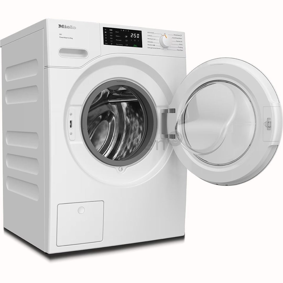Miele W1 PowerWash, 8 кг, глубина 64,3 см, 1400 об/мин - Стиральная машина с передней загрузкой