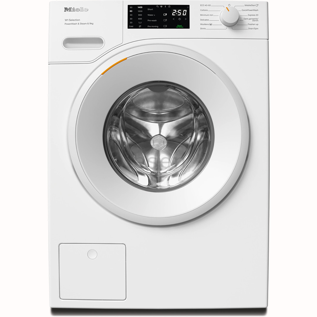Miele W1 Selection PowerWash & Steam, 9 kg, gylis 64,3 cm, 1400 aps./min. - Skalbimo mašina