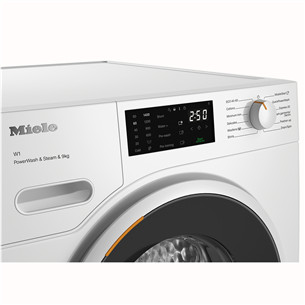 Miele W1 PowerWash & Steam, 9 kg, gylis 64,3 cm, 1400 aps./min. - Skalbimo mašina