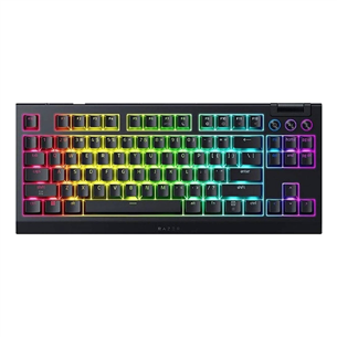 Razer BlackWidow V4, TKL, tactile, juoda - Belaidė klaviatūra RZ03-05480100-R3M1