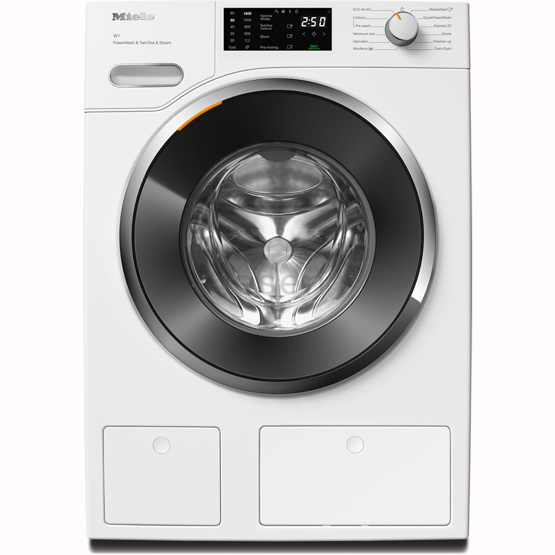 Miele W1 PowerWash & TwinDos & Steam, 9 кг, глубина 64,3 см, 1400 об/мин - Стиральная машина с передней загрузкой