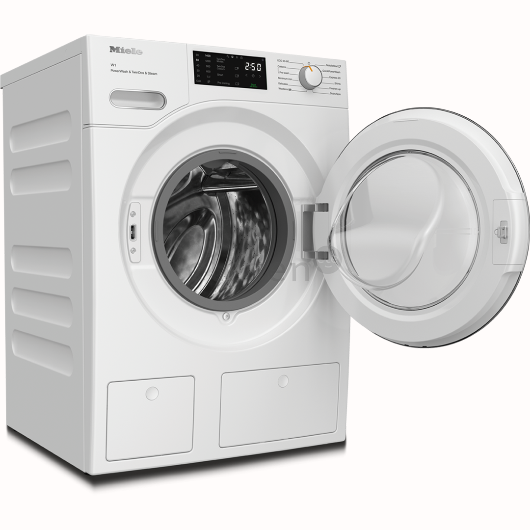 Miele W1 PowerWash & TwinDos & Steam, 9 кг, глубина 64,3 см, 1400 об/мин - Стиральная машина с передней загрузкой