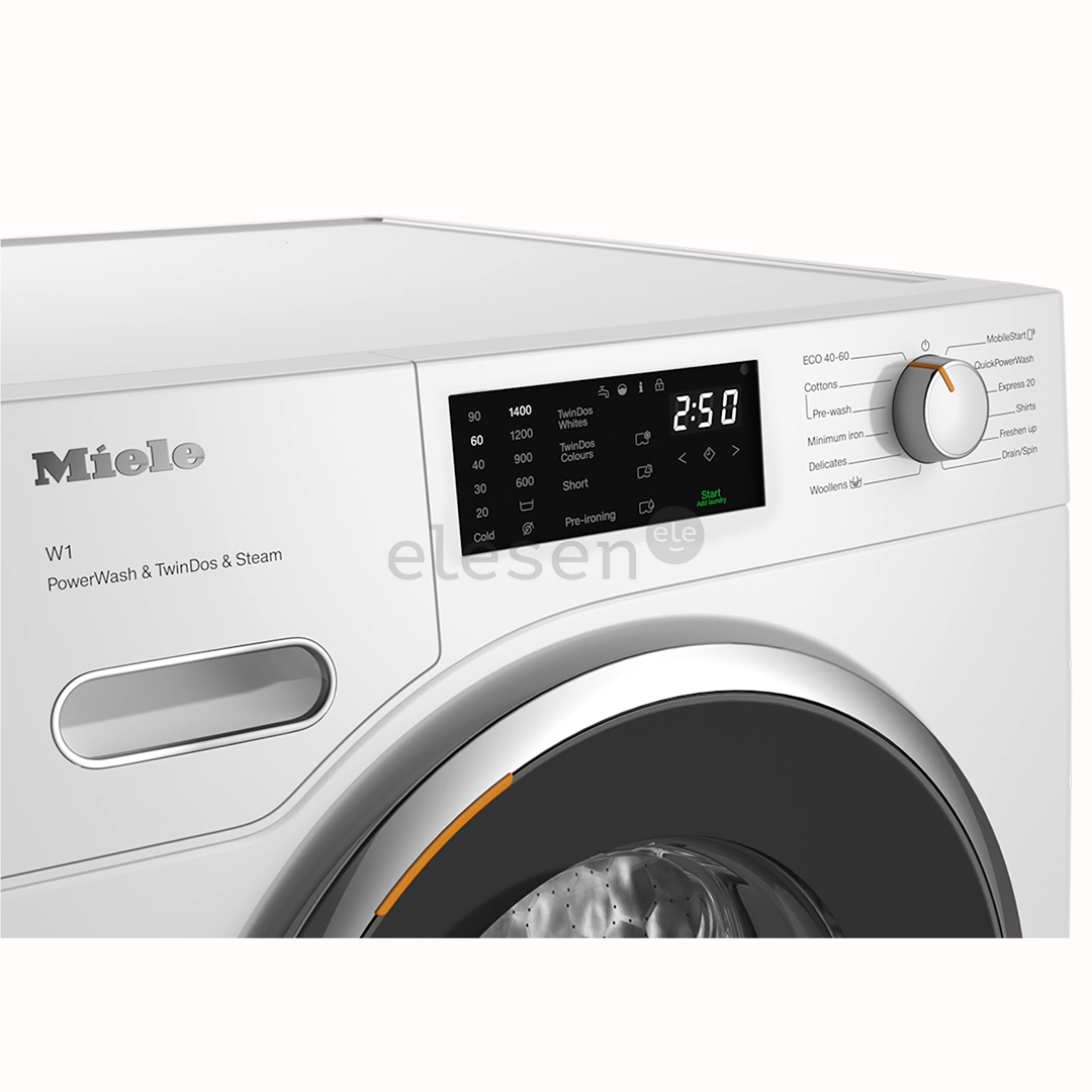 Miele W1 PowerWash & TwinDos & Steam, 9 кг, глубина 64,3 см, 1400 об/мин - Стиральная машина с передней загрузкой