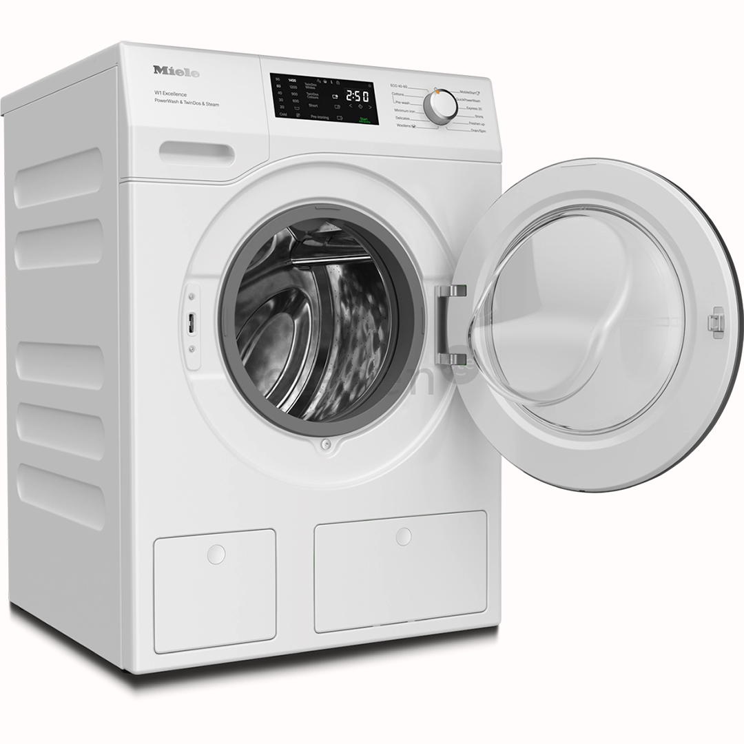 Miele W1 Excellence PowerWash & TwinDos & Steam, 9 кг, глубина 60 см, 1400 об/мин - Стиральная машина с передней загрузкой