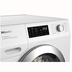 Miele W1 Excellence PowerWash & TwinDos & Steam, 9 kg, gylis 60 cm, 1400 aps./min. - Skalbimo mašina