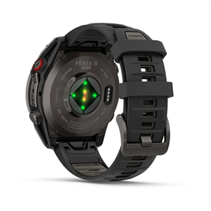 Garmin Fenix 8 Pro, 47 mm, titano, pilkas/juodas - Sportinis laikrodis