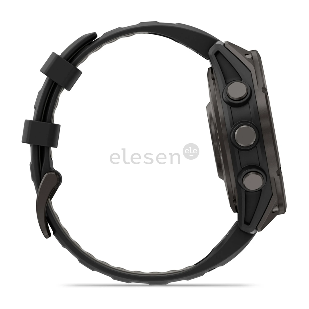Garmin Fenix 8 Pro, 47 mm, titano, pilkas/juodas - Sportinis laikrodis