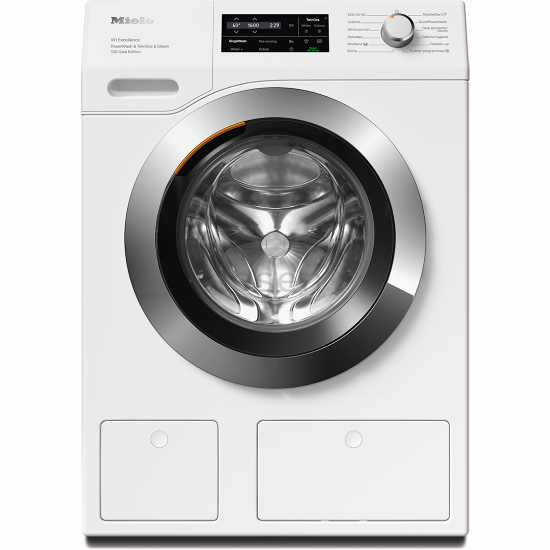 Miele W1 Excellence 125 Gala Edition, 9 кг, глубина 60 см, 1600 об/мин - Стиральная машина с передней загрузкой