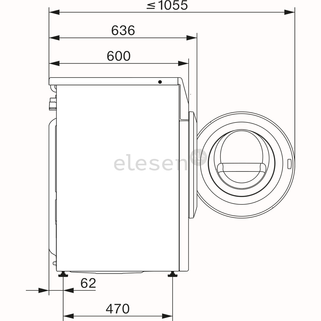 Miele W1 Excellence 125 Gala Edition, 9 kg, gylis 60 cm, 1600 aps./min. - Skalbimo mašina