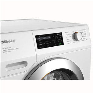 Miele W1 Excellence 125 Gala Edition, 9 kg, gylis 60 cm, 1600 aps./min. - Skalbimo mašina