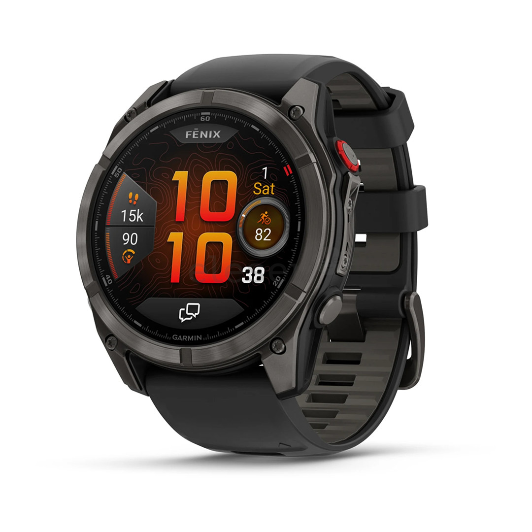 Garmin Fenix 8 Pro, 51 mm, titano, pilkas - Sportinis laikrodis