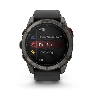 Garmin Fenix 8 Pro, 51 mm, titano, pilkas - Sportinis laikrodis