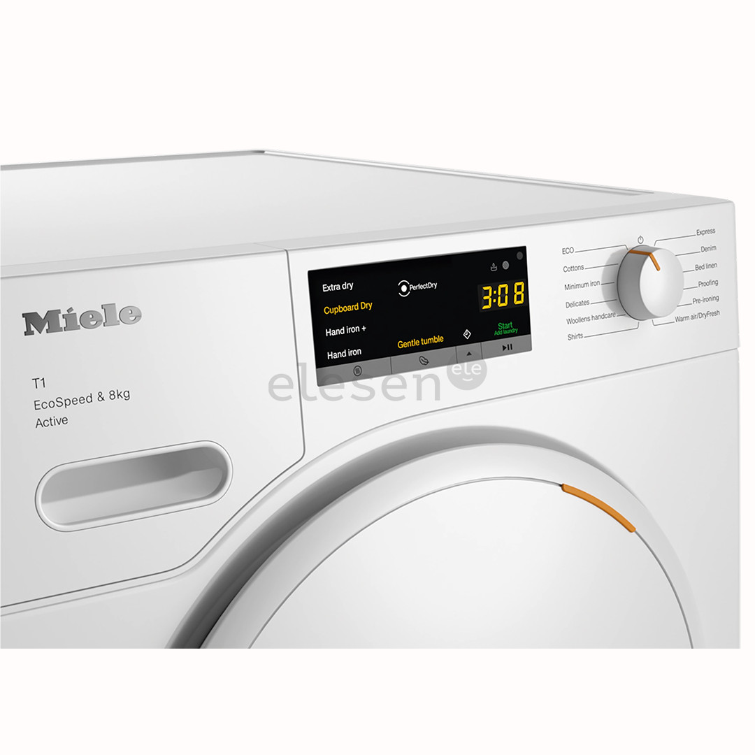 Miele T1 EcoSpeed & Active, 8 кг, глубина 65,5 см - Сушильная машина