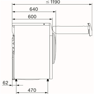 Miele T1 Excellence EcoSpeed Active, 8 кг, глубина 60 см - Сушильная машина