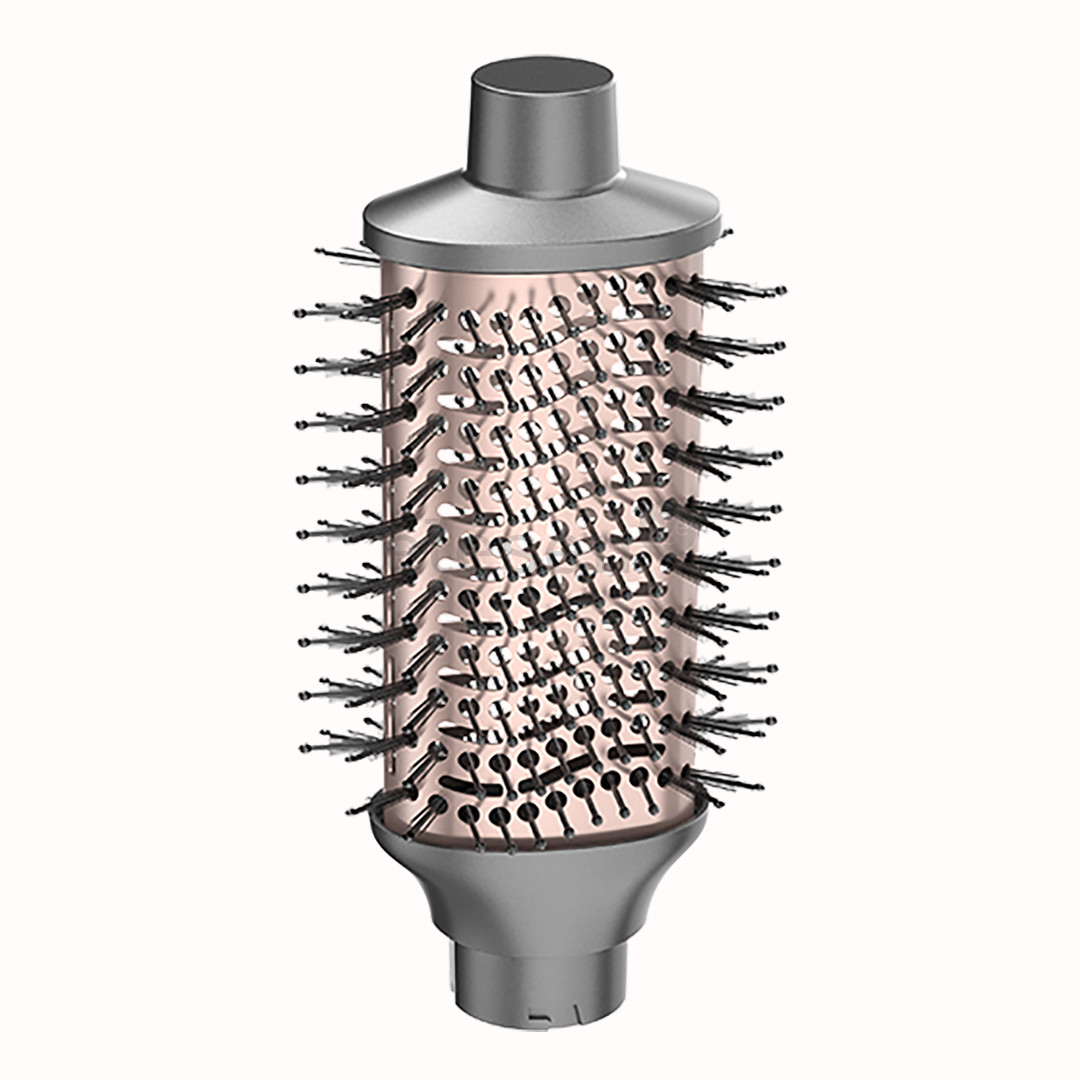 GA.MA Aura UniQ, 1500 W, tamsiai pilkos/rožinės - Plaukų formavimo šukos