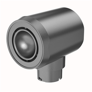 GA.MA Aura UniQ, 1500 W, tamsiai pilkos/rožinės - Plaukų formavimo šukos