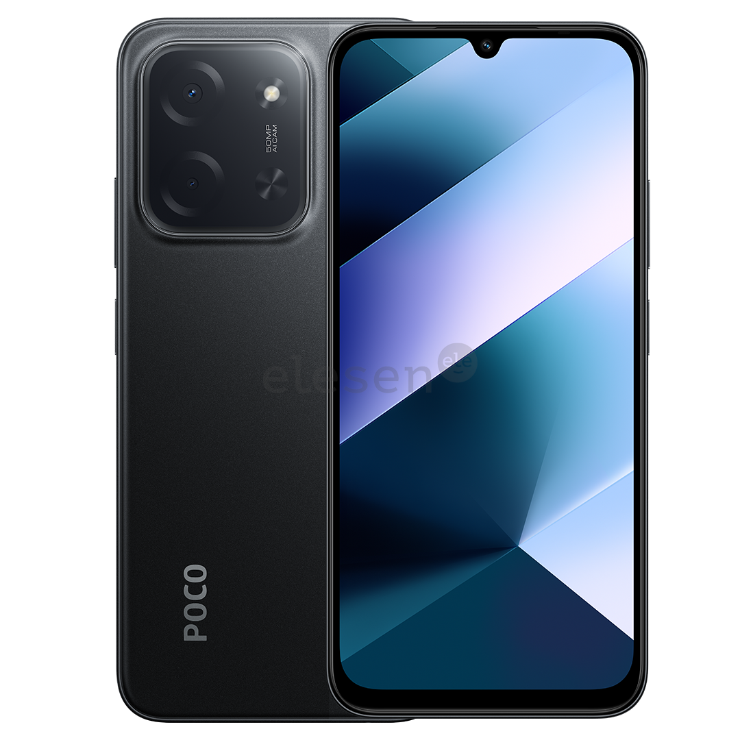 POCO C85, 6 GB, 128 GB, juodas - Išmanusis telefonas