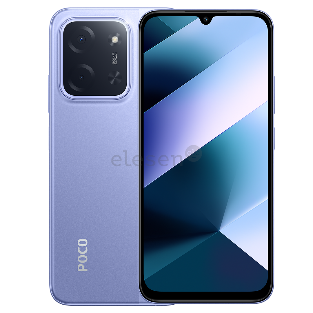 POCO C85, 6 ГБ, 128 ГБ, сиреневый - Смартфон