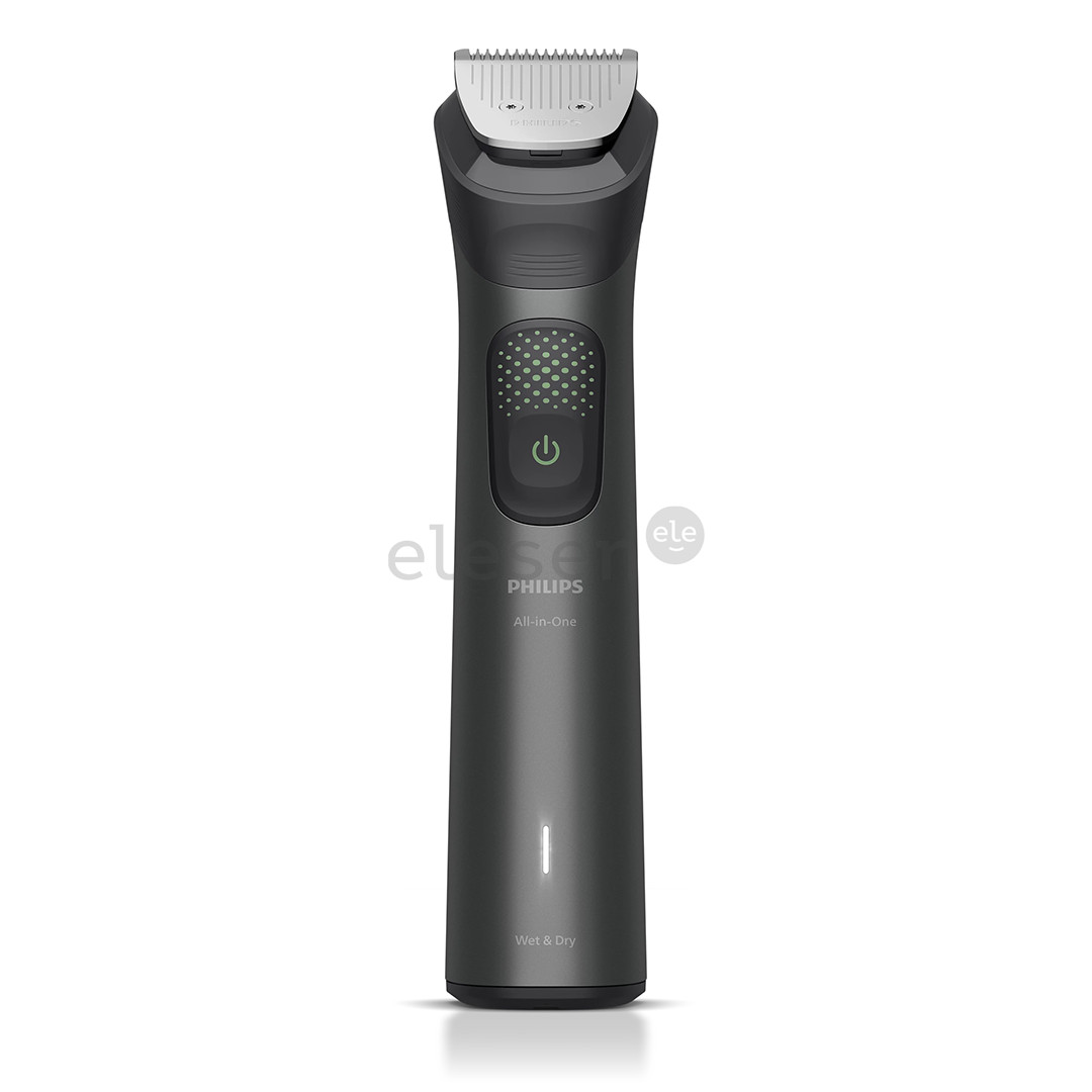 Philips All-in-One Trimmer 9000 Series, Wet & Dry, 15 в 1, серый - Мультитриммер  + OneBlade