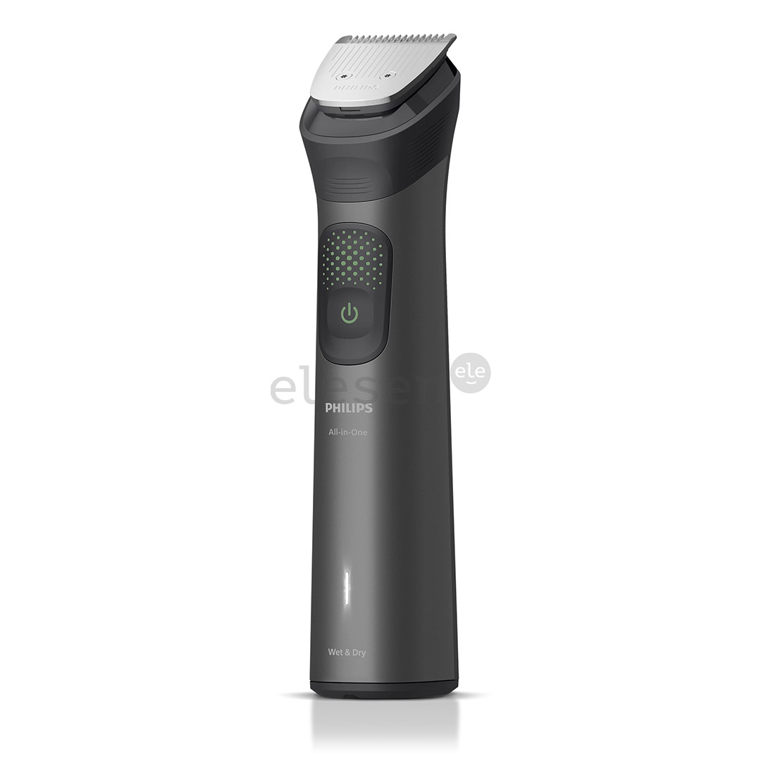 Philips All-in-One Trimmer 9000 Series, Wet & Dry, 15 в 1, серый - Мультитриммер  + OneBlade