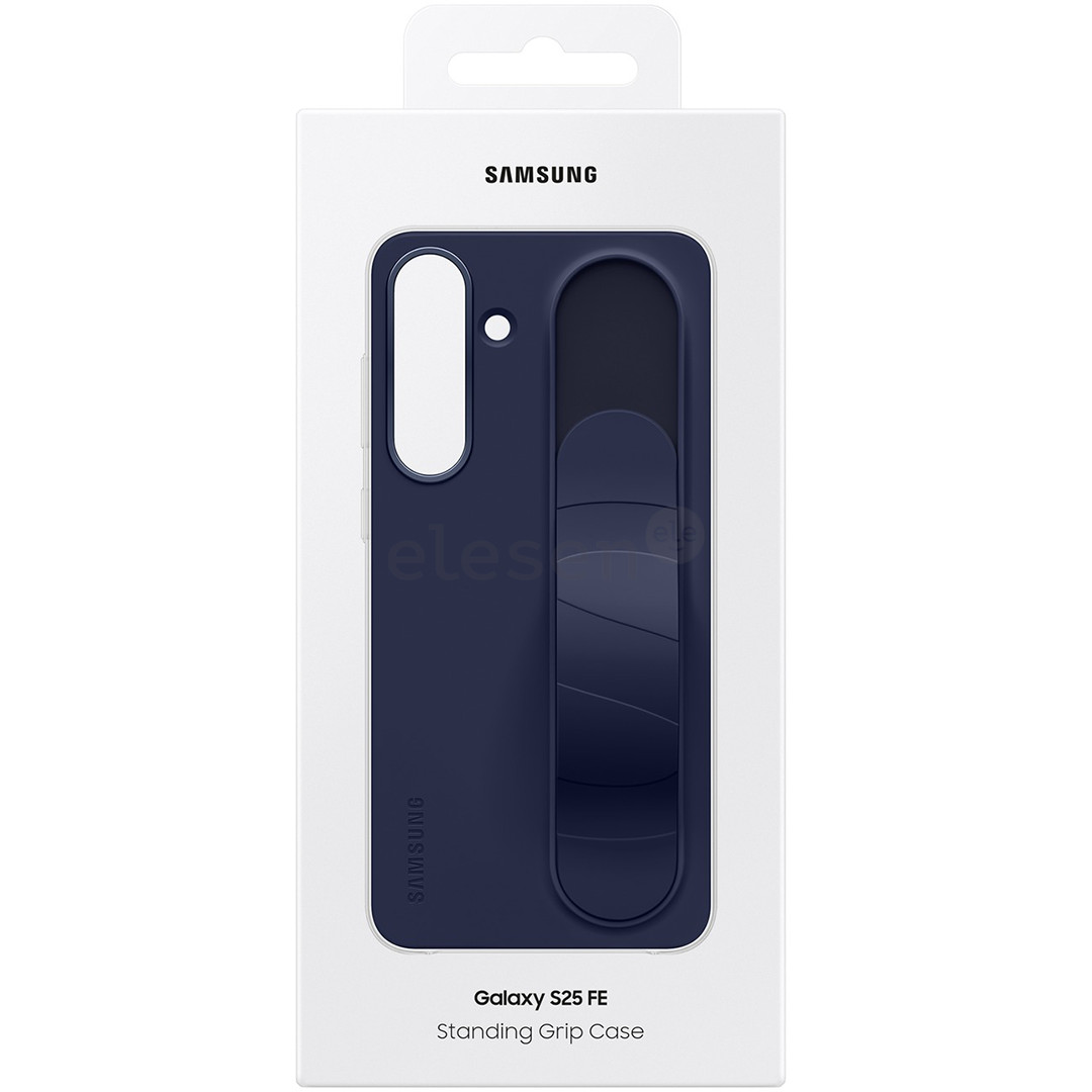Samsung Standing Grip Case, Galaxy S25 FE, tamsiai mėlynas - Dėklas