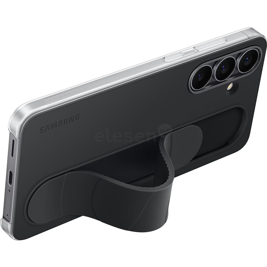 Samsung Standing Grip Case, Galaxy S25 FE, juodas - Dėklas