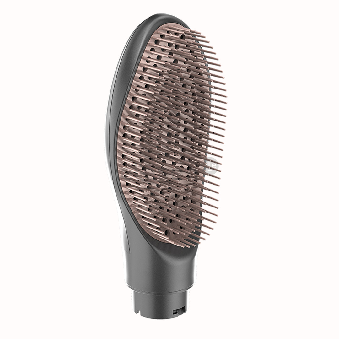 GA.MA Vibrance UniQ, 1500 W, tamsiai pilkos/rožinės - Plaukų formavimo šukos