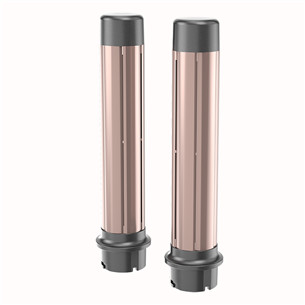 GA.MA Vibrance UniQ, 1500 W, tamsiai pilkos/rožinės - Plaukų formavimo šukos