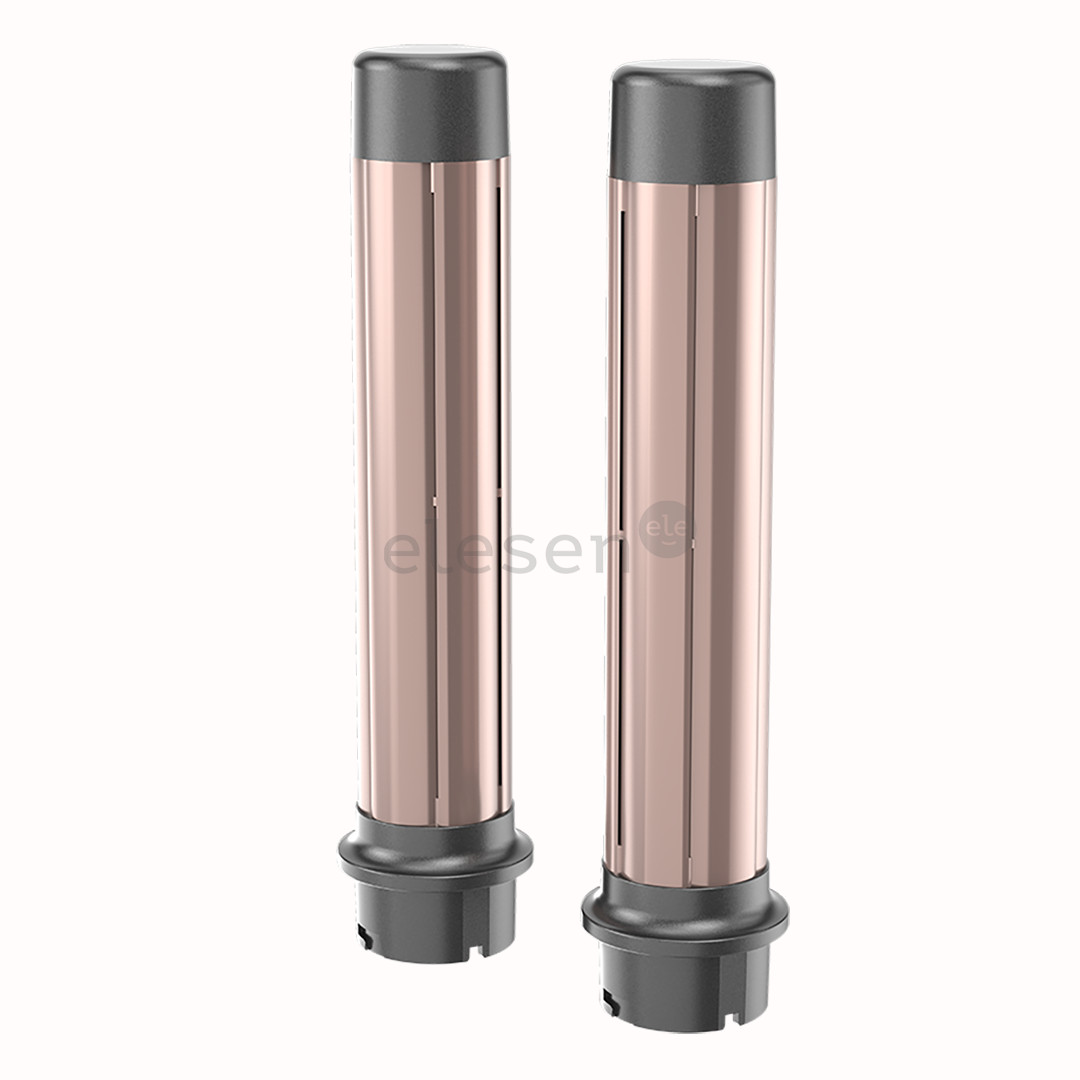 GA.MA Vibrance UniQ, 1500 W, tamsiai pilkos/rožinės - Plaukų formavimo šukos