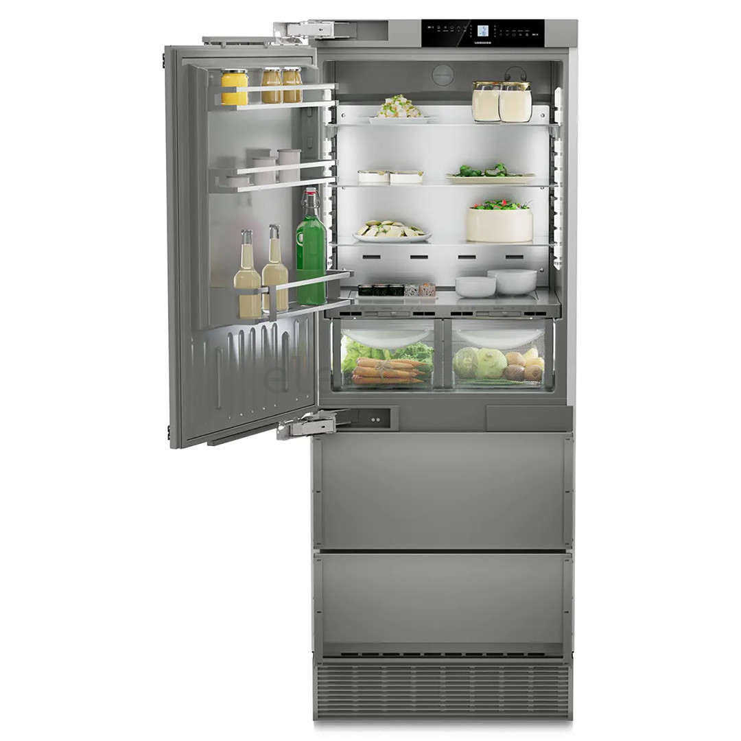 Liebherr BioFresh NoFrost, 402 L, height 203 cm - Built-in refrigerator