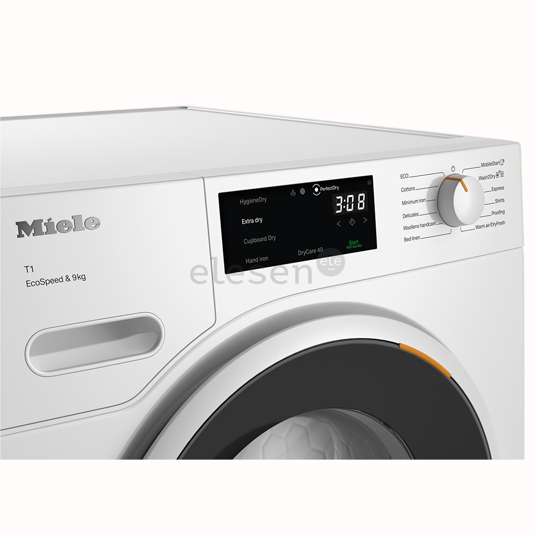 Miele T1 EcoSpeed, 9 kg, gylis 64,3 cm - Džiovyklė