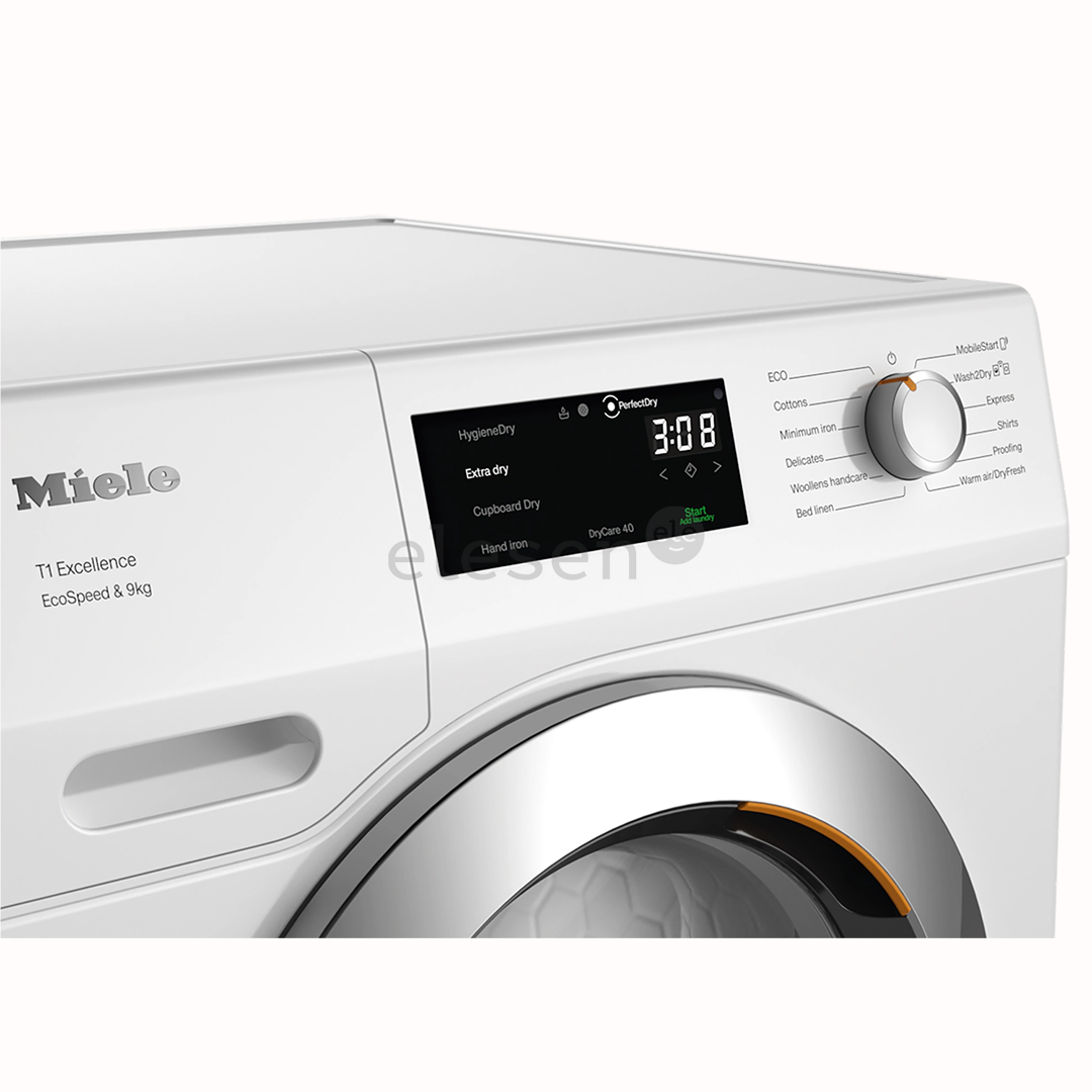 Miele T1 Excellence EcoSpeed, 9 кг, глубина 60 см - Сушильная машина