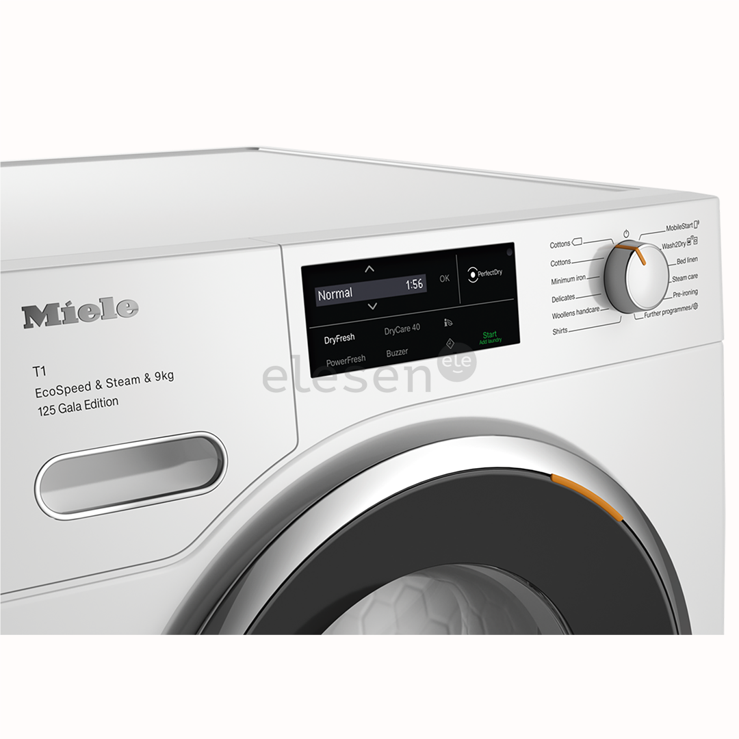 Miele T1 EcoSpeed & Steam 125 Gala Edition, 9 кг, глубина 65,5 см - Сушильная машина