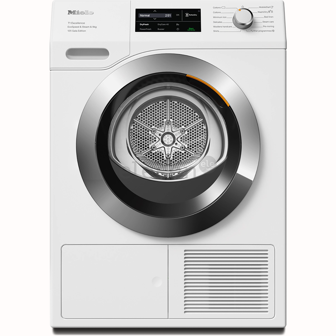 Miele T1 Excellence EcoSpeed & Steam 125 Gala Edition, 9 kg, depth 60 cm - Clothes dryer